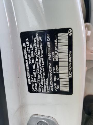 SJKCH5CP5HA022557 - 2017 INFINITI QX30 BASE WHITE photo 12