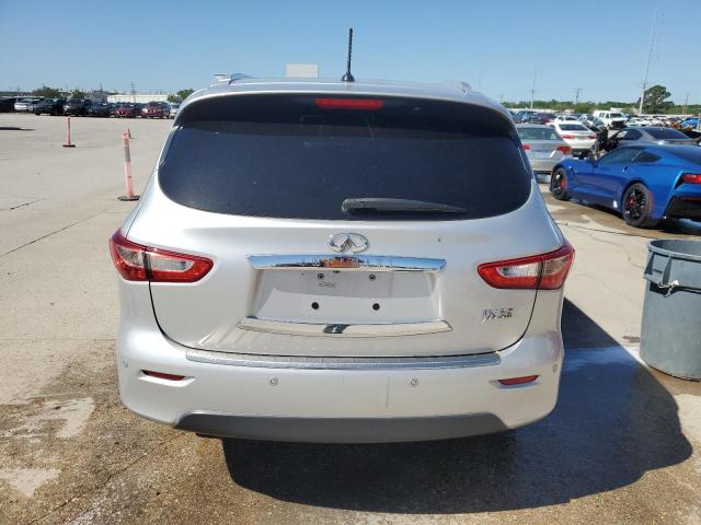 5N1AL0MN4DC350748 - 2013 INFINITI JX35 SILVER photo 6