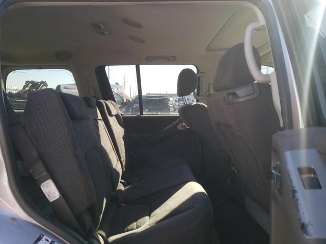 5N1AR18W76C660161 - 2006 NISSAN PATHFINDER LE 银色 照片 10