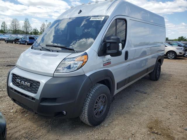 3C6LRVDG2NE130116 - 2022 RAM PROMASTER 2500 HIGH فضي صورة 1