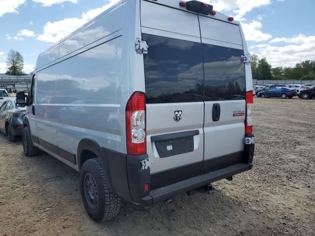3C6LRVDG2NE130116 - 2022 RAM PROMASTER 2500 HIGH فضي صورة 2