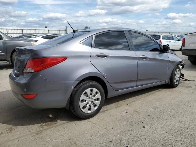 KMHCT4AE9GU951365 - 2016 HYUNDAI ACCENT SE CHARCOAL photo 3