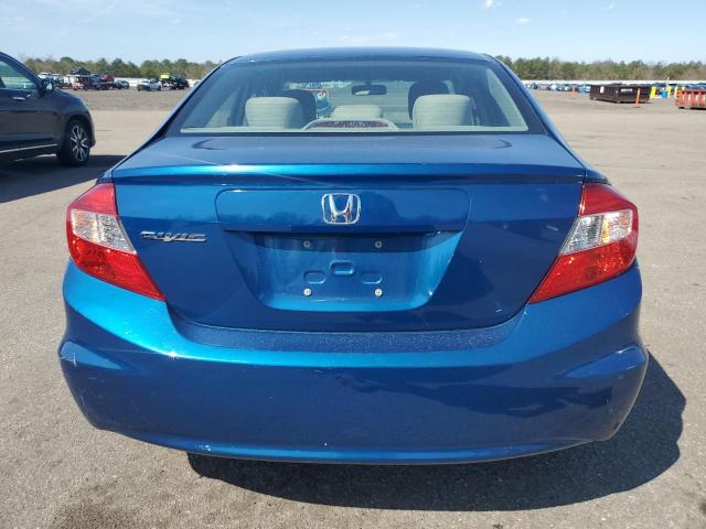 2HGFB2F5XCH559074 - 2012 HONDA CIVIC LX BLUE photo 6