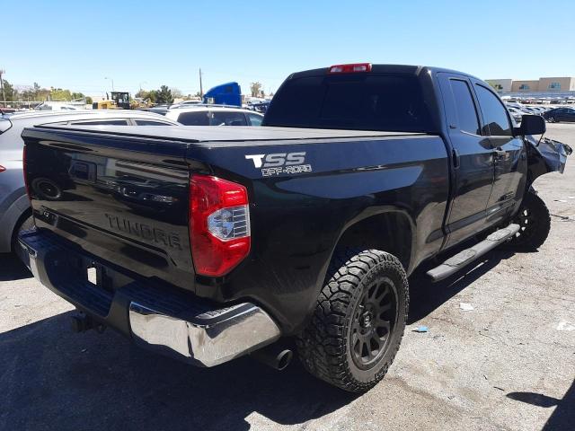 5TFUW5F12HX614581 - 2017 TOYOTA TUNDRA DOUBLE CAB SR/SR5 BLACK photo 3