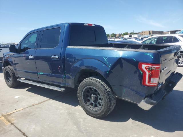 1FTEW1CP0FKD94664 - 2015 FORD F150 2WD SUPERCREW BLUE photo 2
