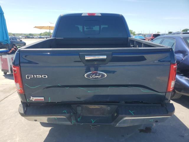 1FTEW1CP0FKD94664 - 2015 FORD F150 2WD SUPERCREW BLUE photo 6