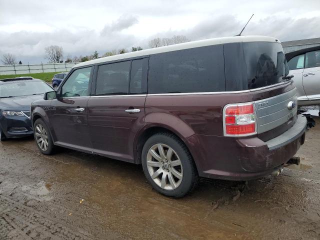 2FMGK5DC5ABB29406 - 2010 FORD FLEX LIMITED PURPLE photo 2