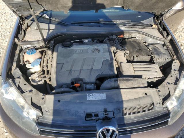 3VWPL7AJXBM711921 - 2011 VOLKSWAGEN JETTA TDI BROWN photo 11