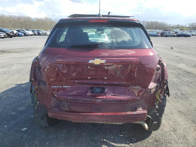 3GNCJNSBXHL273376 - 2017 CHEVROLET TRAX LS RED photo 6