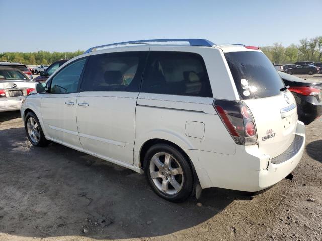 5N1BV28U77N105477 - 2007 NISSAN QUEST S WHITE photo 2