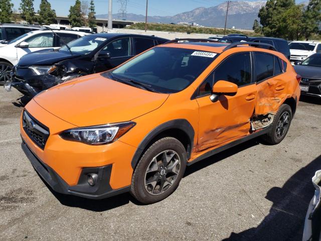 JF2GTADC8JH274633 - 2018 SUBARU CROSSTREK PREMIUM ORANGE photo 1