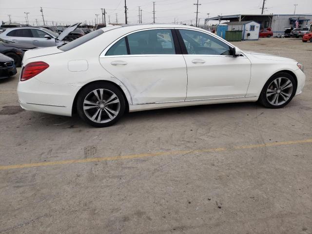 WDDUG8CB8GA241324 - 2016 MERCEDES-BENZ S 550 WHITE photo 3