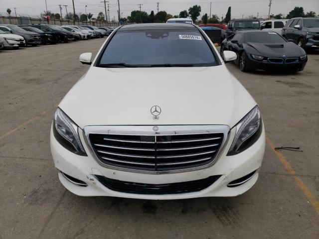 WDDUG8CB8GA241324 - 2016 MERCEDES-BENZ S 550 WHITE photo 5