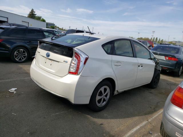 JTDKN3DU7F0425037 - 2015 TOYOTA PRIUS WHITE photo 3