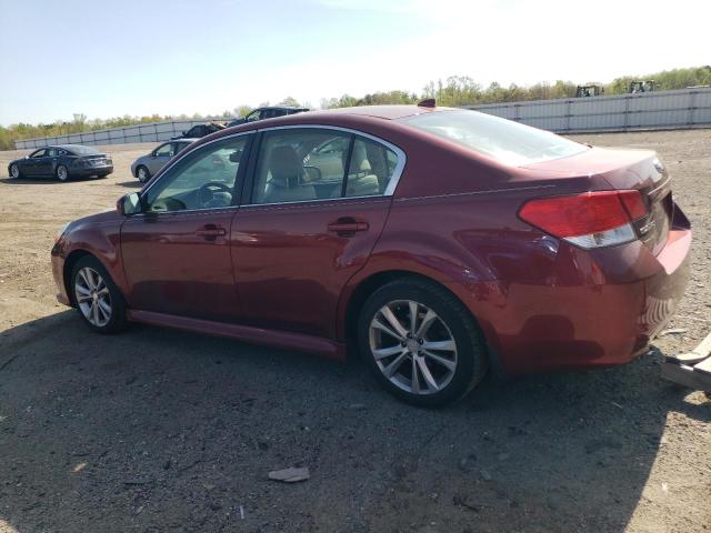 4S3BMBK65D3013535 - 2013 SUBARU LEGACY 2.5I LIMITED RED photo 2