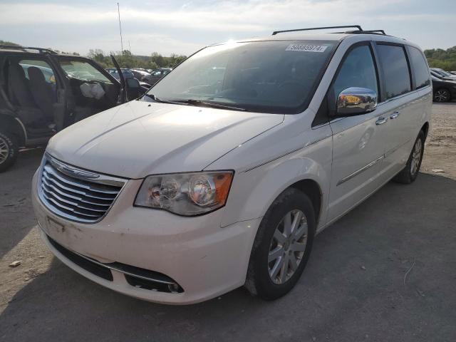 2C4RC1CG7CR273573 - 2012 CHRYSLER TOWN & COU TOURING L WHITE photo 1