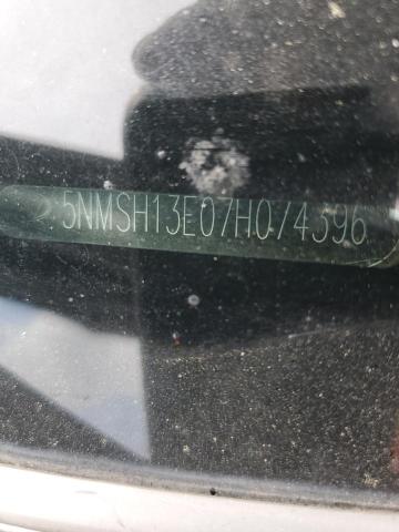 5NMSH13E07H074396 - 2007 HYUNDAI SANTA FE SE GOLD photo 13