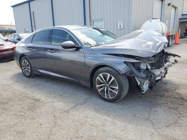 1HGCV3F15LA008286 - 2020 HONDA ACCORD HYBRID GRAY photo 4