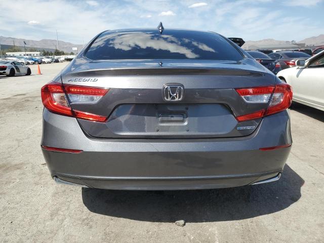 1HGCV3F15LA008286 - 2020 HONDA ACCORD HYBRID GRAY photo 6