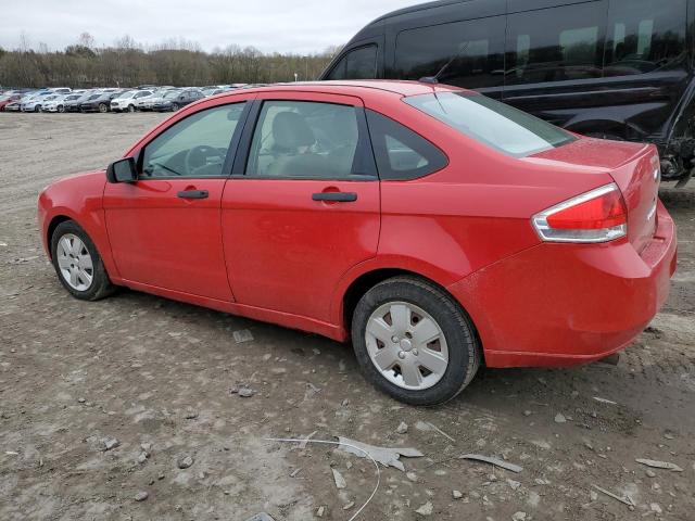 1FAHP34N18W280595 - 2008 FORD FOCUS S/SE RED photo 2