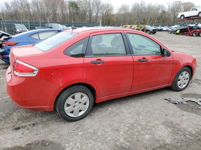 1FAHP34N18W280595 - 2008 FORD FOCUS S/SE RED photo 3