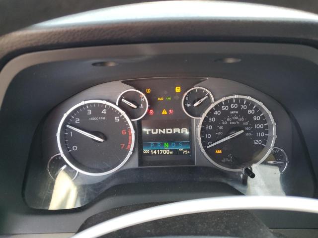 5TFUW5F18HX677121 - 2017 TOYOTA TUNDRA DOUBLE CAB SR/SR5 GRAY photo 9