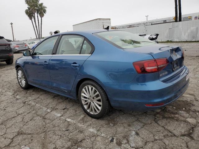 3VWL17AJ7GM337540 - 2016 VOLKSWAGEN JETTA SEL BLUE photo 2