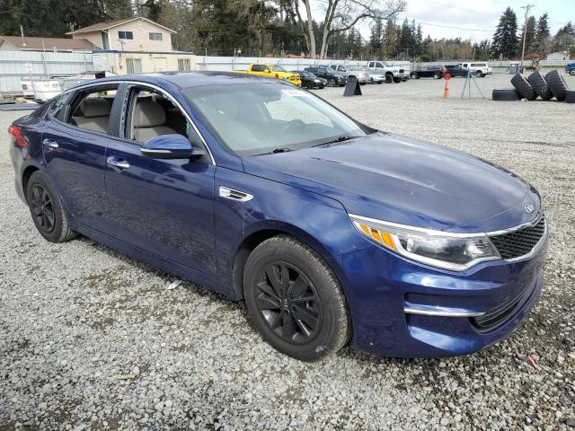 5XXGT4L31GG019703 - 2016 KIA OPTIMA LX BLUE photo 4