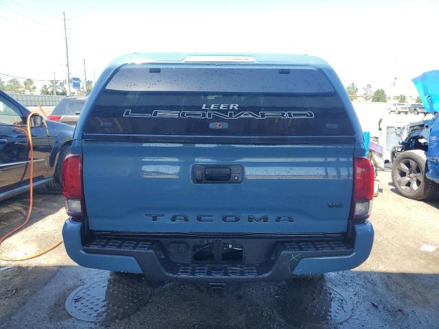 3TMCZ5AN0KM203299 - 2019 TOYOTA TACOMA DOUBLE CAB BLUE photo 6