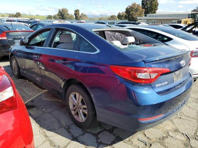 5NPE24AF3GH280116 - 2016 HYUNDAI SONATA SE BLUE photo 2