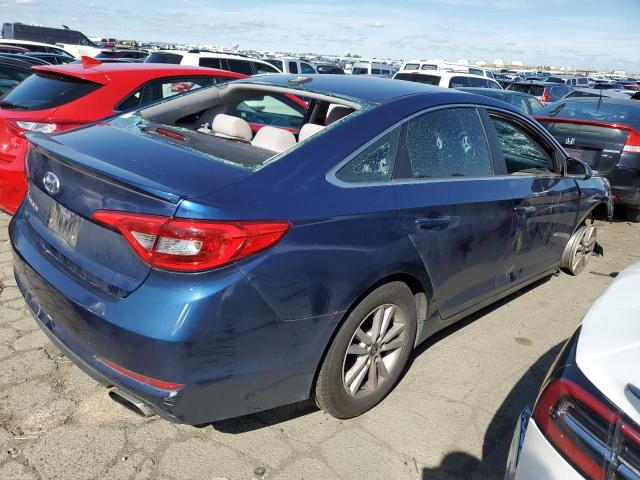 5NPE24AF3GH280116 - 2016 HYUNDAI SONATA SE BLUE photo 3