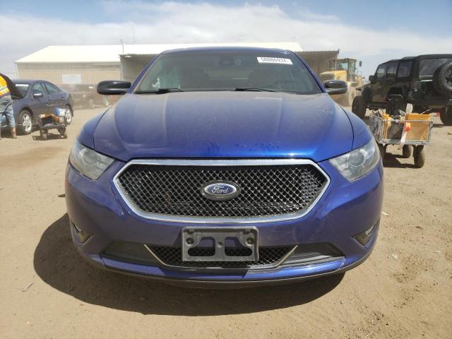 1FAHP2KT3EG133129 - 2014 FORD TAURUS SHO BLUE photo 5