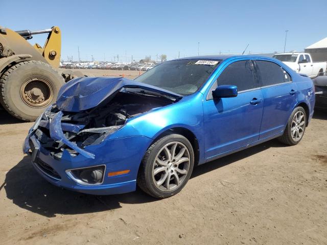 3FAHP0HA1CR258999 - 2012 FORD FUSION SE BLUE photo 1