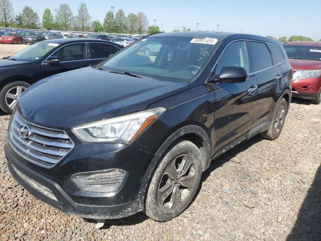 KM8SM4HF8DU006863 - 2013 HYUNDAI SANTA FE GLS BLACK photo 1