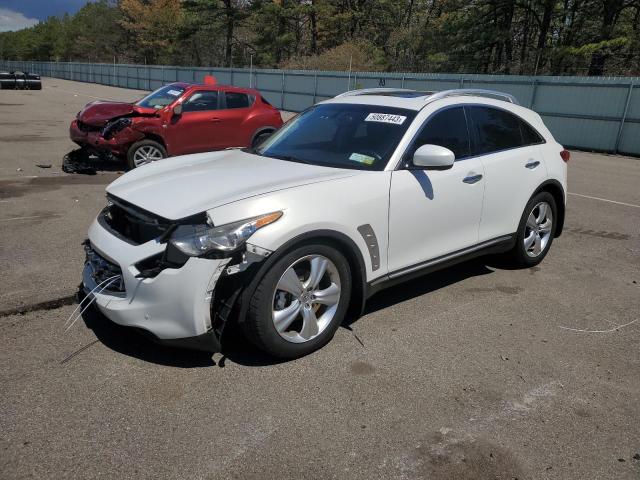 JN8AS1MW9AM852073 - 2010 INFINITI FX35 WHITE photo 1