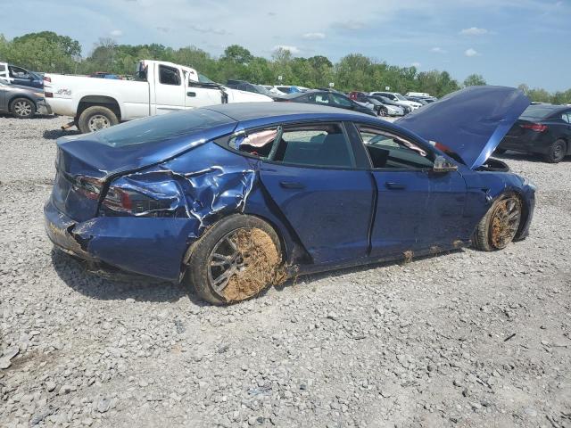 5YJSA1E52MF454127 - 2021 TESLA MODEL S Mavi foto 3