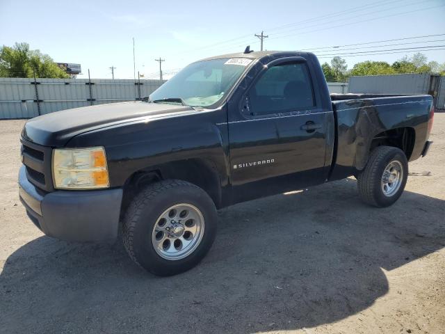 1GCEC14X88Z189353 - 2008 CHEVROLET SILVERADO C1500 BLACK photo 1