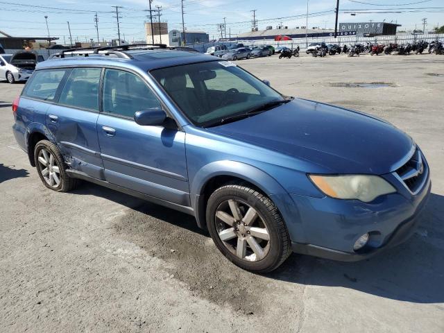 4S4BP62C287361145 - 2008 SUBARU OUTBACK 2.5I LIMITED BLUE photo 4