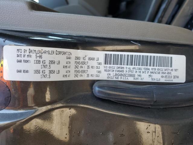 1J8HG48N26C338666 - 2006 JEEP COMMANDER 绿色 照片 13