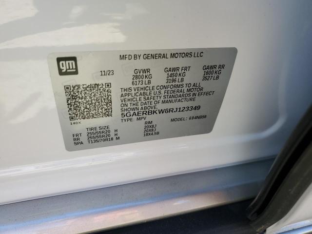 5GAERBKW6RJ123349 - 2024 BUICK ENCLAVE ESSENCE 白色 照片 13