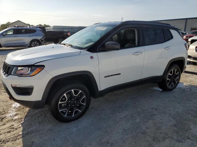 3C4NJDDB8MT590530 - 2021 JEEP COMPASS TRAILHAWK WHITE photo 1