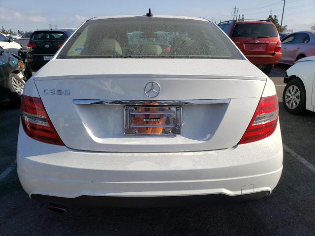 WDDGF4HB6DR246116 - 2013 MERCEDES-BENZ C 250 WHITE photo 6