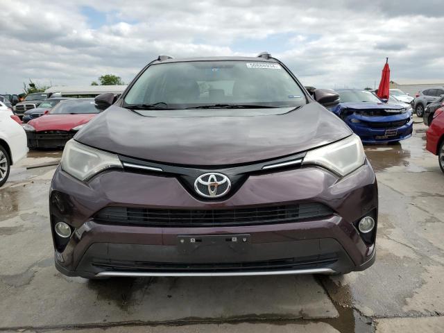 2T3WFREV9GW264728 - 2016 TOYOTA RAV4 XLE PURPLE photo 5