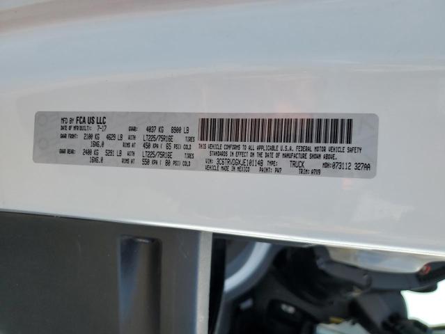 3C6TRVDGXJE101148 - 2018 RAM PROMASTER 2500 HIGH Ağ foto 13