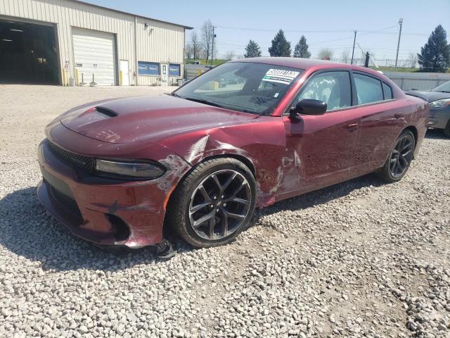 2C3CDXHG6NH153467 - 2022 DODGE CHARGER GT MAROON photo 1