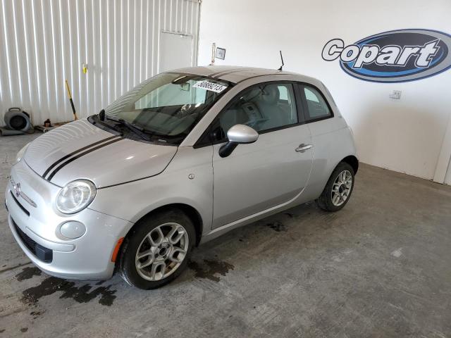 3C3CFFAR8DT747354 - 2013 FIAT 500 POP SILVER photo 1