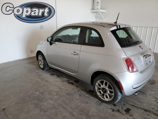 3C3CFFAR8DT747354 - 2013 FIAT 500 POP SILVER photo 2