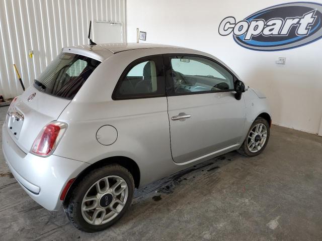 3C3CFFAR8DT747354 - 2013 FIAT 500 POP SILVER photo 3