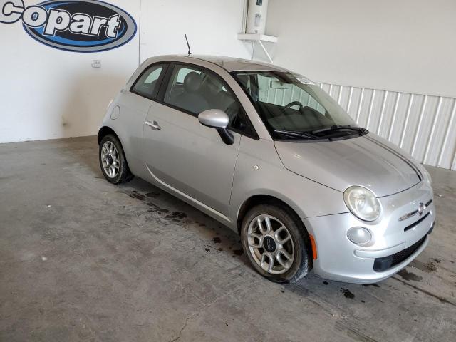 3C3CFFAR8DT747354 - 2013 FIAT 500 POP SILVER photo 4