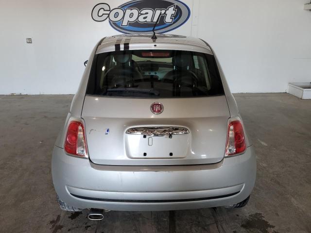 3C3CFFAR8DT747354 - 2013 FIAT 500 POP SILVER photo 6